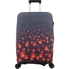 Bagacar Dilek Balonu Orta Boy Valiz Için Valiz Kılıfı