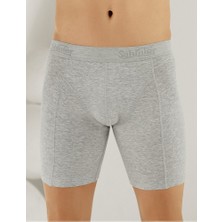 Şahinler ME114 3lü Paket Likralı Uzun Erkek Boxer