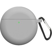 Basias Huawei Freebuds 4 Kılıf Mat Silikon + Askılık