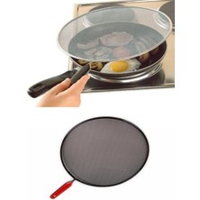 Büyük Boy Siyah Yağ Sıçratmaz