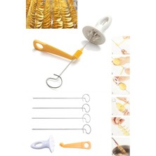 Spiral Patates Dilimleyici Aparat Çubukta Patates Cips Yapma