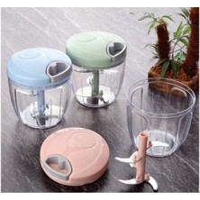 Ipli Çekmeli Sebze Doğrayıcı 5 Bıçaklı El Blender Rondo MID105