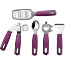 Sweet 5'li Mutfak Gereçleri Seti -Mor