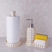 Kapitone Kağıt Havluluk - Inci