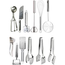 12 Adet Pratik Mutfak Hazırlık Servis Seti