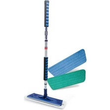 Mikrofiber Teleskopik Kuru ve Islak Bezli Mop Set