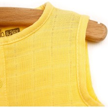 HelloBaby Müslin Patlı Atlet Body