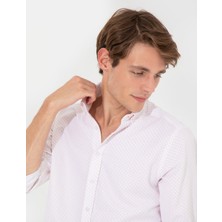 Pierre Cardin Erkek Turuncu Slim Fit Uzun Kollu Gömlek 50249669-VR051