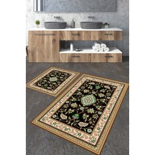 Talia Home Etnik 10 Desenli 2'li Büyük Boy Banyo Paspas Seti