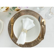 English Home Torino Porselen Servis Tabağı 27 cm Gold