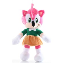 Elifeshop Sonic Boom Hedgehog & Arkadaşları Karakter Figür Peluş Oyuncak Dev Boy Amy Rose Pembe Sonic 42 Cm.