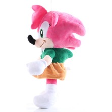 Elifeshop Sonic Boom Hedgehog & Arkadaşları Karakter Figür Peluş Oyuncak Dev Boy Amy Rose Pembe Sonic 42 Cm.