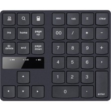 35 Keys Mini Numpad Ergonomik Alıcı Depolama Geniş Uyumluluk 2.4ghz