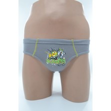 Berrak Tutku 0138 Elastan Baskılı Erkek Çocuk Külot Kom