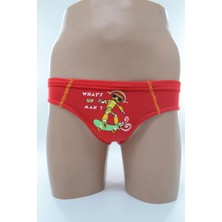 Berrak Tutku 0138 Elastan Baskılı Erkek Çocuk Külot Kom