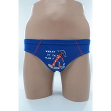 Berrak Tutku 0138 Elastan Baskılı Erkek Çocuk Külot Kom