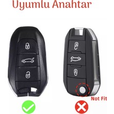 Xukey Citroen C3 C4 Elysee C5 Aircross Anahtar Kılıfı Sustasız Model