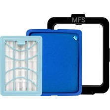 MFS Philips Fc 9742 Powerpro Expert Uyumlu Hepa Filtre ve Çerçeve Seti