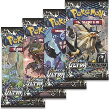 Pokemon Ultra Prism Booster Pack Pokemon Kart 4 Paket 40 Adet