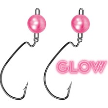 Avlivari Hareketli Jig Head Ofset Glow Kanca 5 gr