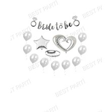 Best Parti Brıde To Be Bekarlığa Veda Partisi Gümüş Set