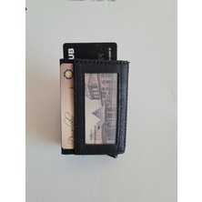 By Tutku Özel Yapım Hakiki Deri Mekanizmalı Cüzdan Kartlık Mıknatıslı