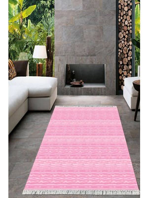 Viyana Home Dijital Baskılı Kaymaz Taban Yıkanabilir Sade Desen Salon Halısı Mutfak Halısı Yolluk VH-HT-737