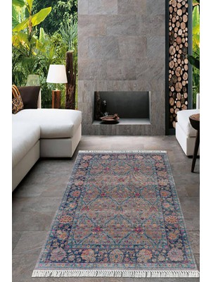Viyana Home Dijital Baskılı Kaymaz Taban Yıkanabilir Modern Salon Halısı Mutfak Halısı Yolluk VH-HT-758
