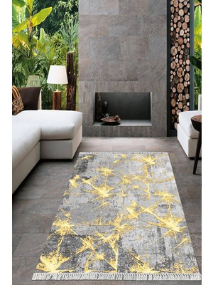 Viyana Home Dijital Baskılı Kaymaz Taban Yıkanabilir Modern Salon Halısı Mutfak Halısı Yolluk VH-HT-934