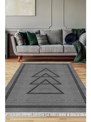 Viyana Home Dijital Baskılı Kaymaz Taban Yıkanabilir Salon Halısı Mutfak Halısı Yolluk VH-SD-1063