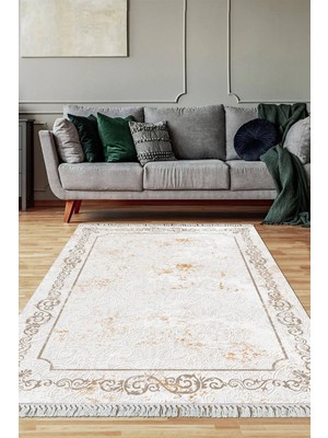 Viyana Home Dijital Baskılı Kaymaz Taban Yıkanabilir Salon Halısı Mutfak Halısı Yolluk VH-SD-311