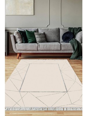 Viyana Home Dijital Baskılı Kaymaz Taban Yıkanabilir Salon Halısı Mutfak Halısı Yolluk VH-SD-441