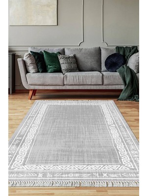 Viyana Home Dijital Baskılı Kaymaz Taban Yıkanabilir Salon Halısı Mutfak Halısı Yolluk VH-SD-563