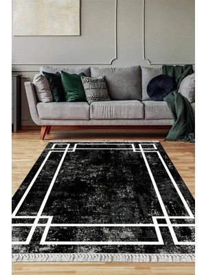 Viyana Home Dijital Baskılı Kaymaz Taban Yıkanabilir Salon Halısı Mutfak Halısı Yolluk VH-SD-597