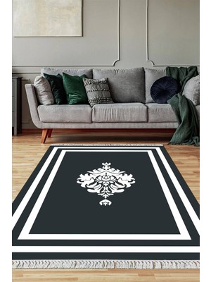 Viyana Home Dijital Baskılı Kaymaz Taban Yıkanabilir Salon Halısı Mutfak Halısı Yolluk VH-SD-761