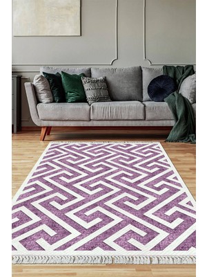 Viyana Home Dijital Baskılı Kaymaz Taban Yıkanabilir Salon Halısı Mutfak Halısı Yolluk VH-SD-901