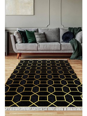 Viyana Home Dijital Baskılı Kaymaz Taban Yıkanabilir Salon Halısı Mutfak Halısı Yolluk VH-SD-988