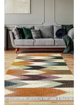 Viyana Home Dijital Baskılı Kaymaz Taban Yıkanabilir Salon Halısı Mutfak Halısı Yolluk Vh-Sm-20