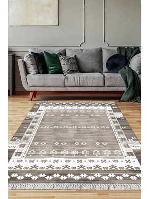 Viyana Home Dijital Baskılı Kaymaz Taban Yıkanabilir Salon Halısı Mutfak Halısı Yolluk Vh-Sm-23