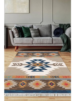 Viyana Home Dijital Baskılı Kaymaz Taban Yıkanabilir Salon Halısı Mutfak Halısı Yolluk Vh-Sm-24