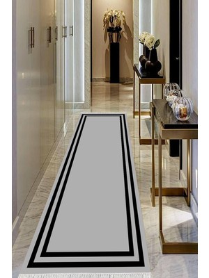 Viyana Home Dijital Baskılı Kaymaz Taban Yıkanabilir Modern Salon Halısı Koridor Halısı Yolluk VHU-HT-527