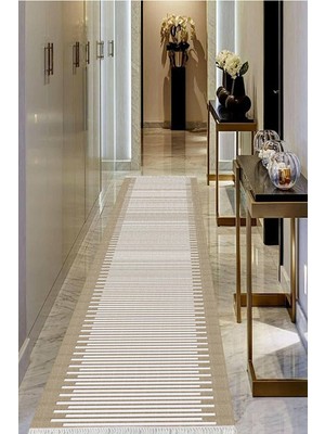 Viyana Home Dijital Baskılı Kaymaz Taban Yıkanabilir Modern Salon Halısı Koridor Halısı Yolluk VHU-SD-319
