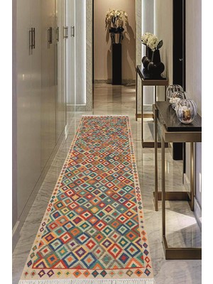 Viyana Home Dijital Baskılı Kaymaz Taban Yıkanabilir Modern Salon Halısı Koridor Halısı Yolluk VHU-HT-650