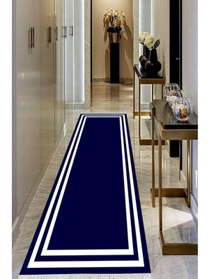 Viyana Home Dijital Baskılı Kaymaz Taban Yıkanabilir Modern Salon Halısı Koridor Halısı Yolluk VHU-HT-542