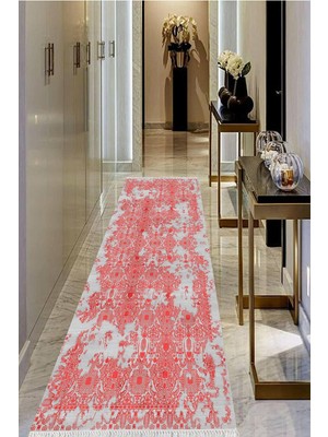 Viyana Home Dijital Baskılı Kaymaz Taban Yıkanabilir Modern Salon Halısı Koridor Halısı Yolluk VHU-SD-386