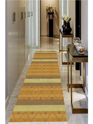 Viyana Home Dijital Baskılı Kaymaz Taban Yıkanabilir Modern Salon Halısı Koridor Halısı Yolluk VHU-SD-1102