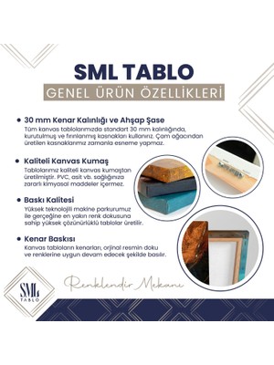 SML Tablo Altın Pırlanta Çiçek Gold Dekor Modern Sanat Kanvas Tablo