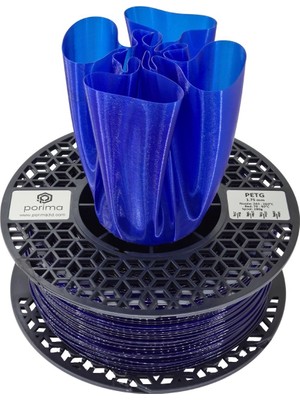 Porima Petg Transparan® Filament Gece Mavi