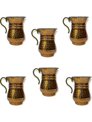 Efemir 6’lı Bakır Maşrapa