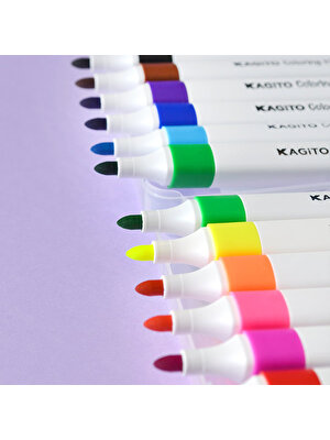 Kagito Coloring Marker Kalem Seti 12’li